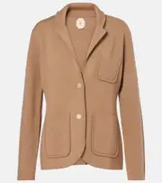 [Jardin des Orangers] Jardin des Orangers Wool and cashmere blazer AU 16 brown