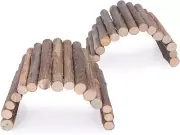 Wooden Ladder Bridge, Hamster Mouse Rat Rodents Toy, Small Animal Chew Toy