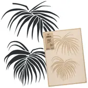 Reusable PLASTIC STENCIL Template // 43x64cm or 59x95cm // ARECA PALM FROND