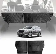 X-CAR Back Seat Protector for Subaru Forester 2018-2024 All Weather Heavy Duty Car Seat Kick Mats Cover