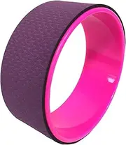 rockible Yoga Balance Wheel, Foam Yoga Roller Durable Soft Fitness Pilates Circle Exercise Back Stretching Device