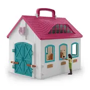 Schleich Open Stable Little Horseshoe Figure Toy Kids/Children Playset 5y+