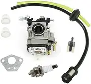 [WQWQW] Carburetor Fuel Line Primer Bulb Fuel Filter Kit Suit For 62cc 65cc MTM Baumr-AG Whipper Snipper Hedge Trimmer Carburettor