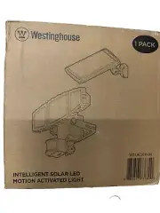 2- 2000 Lumen Triple Head Solar Security Light, Motion Activated Westinghouse
