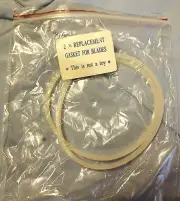 2 Original Authentic Baby Bullet Blender Food Processor Replacement Gaskets