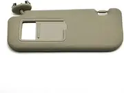 Sun Visor Car Interior Left Sunvisor Sun Shade Sun Shield Sun Visor with Make Up Mirror Dark Beige, for Toyota, for Yaris 2008-2013 Car Visor
