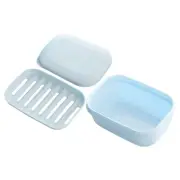 2pcs Soap Box Plastic Soap Saver Soap Carrier Soap Drainers Soap Box Holder