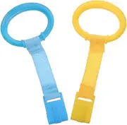 SWOOMEY Infant Bed Stand-up Rings 4 Pack Toddler Toy Walking Exercise Hanging Rings