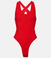 [Alaia] Alaïa Jersey bodysuit AU 18 red