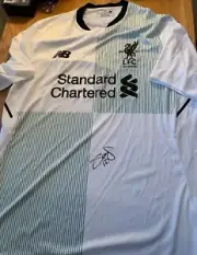 Liverpool : Sadio Mané signed Liverpool jersey (Special 125th Year Away Jersey)