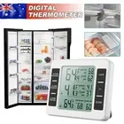 Wireless Fridge Thermometer 2 Sensors Digital Freezer Alarm Home Gauge Monitor