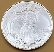 2024 American Silver Eagle BU -1oz .999 Fine In Capsule To Protect It’s Beauty