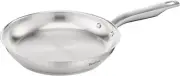 Tefal E4920425 Virtuoso Induction Uncoated Frying Pan, 24 cm Diameter