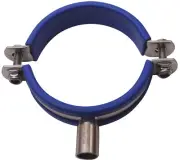 Tubing Pipe Stand-Off | 3 inch Padded - Stainless Steel SS304