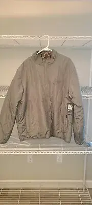 RVCA MensFront Zip Fleece Jacket - Ditch Reversible (Dark Khaki, XX-