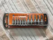 1/4 & 3/8 Torx Bits Socket Set, 11 PCs Set