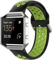 Gransho Compatible with Fitbit Blaze/Versa 2 / Versa 2 SE/Versa Lite/Versa/Versa SE Watch Strap, Premium Soft Silicone Watch Band Replacement Wristbands (Pattern D)
