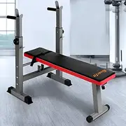 Everfit Weight Bench Multi Station Press Barbell Home Gym FID Chair Flat Incline Decline Toning Exercise Equipment Military Row Leg Extension Preacher Curl