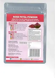 SVATV Rose Petal Powder For Skin Lightening & Blemishes, Hair & Facial mask scrub, Face or Hair Skin Brightening Hydrating Skin Tone Pore Minimizer Oil Control Face Mask - 227g | 80Z