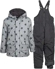 [Wippette] Little Boys' 2-Piece Heavyweight Snowsuit with Puffer Jacket and Snow Bib Pants (Infants, Toddler & Little Boys)
