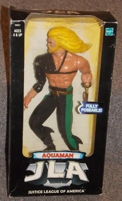 Vintage 1998 DC JLA Aquaman 12 inch Action Figure New In The Box