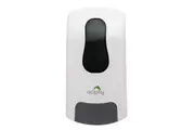 Dolphy Manual ABS Soap & Sanitiser Dispenser 1000ml - White | Wall Mounted, Refillable, Lockable, Liquid Soap & Lotion Compatible