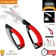 Folding Saws, Hand Pruning Saws with 10" Razor Sharp Curved Blade, Camping Sa...