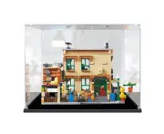 Acrylic Display Case for LEGO 21324 Ideas 123 Sesame Street Figure Storage Box Dust Proof Glue Free