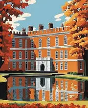 Castles OD - Hampton Court Palace, England (28) - Van-Go Paint-by-Number Kit 40x50cm with Frame