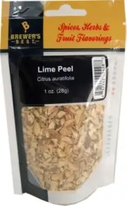 Lime Peel Additive for Home Brew Beer Making