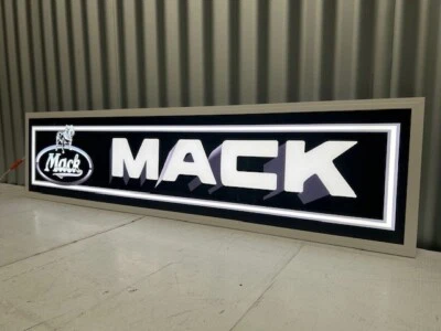 MACK TRUCKS LIGHT UP PREMIUM FLAT HANGING SIGN LIGHT LED