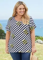 NWT Taking Shape Limonata Top - plus sizes S(14), M(16), L(18)