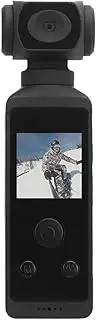 Yanmis Pocket Camera, 4K 16M HD Small WiFi Action Camera with 1.3in HD LCD Screen, Mic Clip, Waterproof Case Sports Camera for Outdoor Riding Diving Shooting