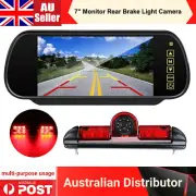 7" Monitor & Rear Brake Light Reversing Camera Kit For Fiat Ducato Citroen Relay