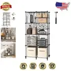DIY Modular 8 Cube Closet Organizer - Versatile Storage for Home & Office