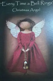 The Cheswick Company Every Time a Bell 12” Christmas Angel Folk Art Doll Pattern