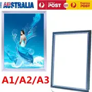 A1 A2 LED Light Box Advertising Display Poster With Aluminum Snap Frame AU