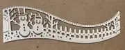 Snowmen Scene Winter Snow Christmas Metal Die #3012