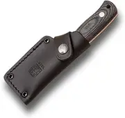 Survival Knife Joker Erizo TS1 CM81, micarta Canvas Handle, 7,5 cm Blade of Böhler N695, with Leather Sheath, Includes Paracord 550, Tool for Fishing, Hiking, Camping and Hiking