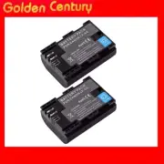 2Pack LP-E6 E6N Battery for Canon EOS R 7D 60D Mark II 6D 70D 80D 5D2 5D3 5DS-R