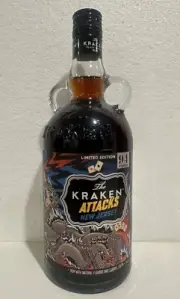 The Kraken Attacks New Jersey Limited Edition 47% Black Spiced Rum