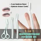 3 PCS Women's Eyebrow Razor Dermaplaning Kit Facial Hair Shaving Razor Tool Kit