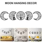 Moon Phase Wall Decor Moon Phase Wall Hanging 5Pcs Moon Decor Wooden Wall RuWHD