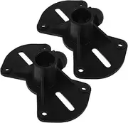Totority 2pcs Desktop Speaker Stand Support Trays Lightweight and Durable Speaker Bases with Texture for Secure Music Equipment Placement for Home and Stage Use