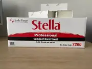 Compact Hand paper towel, 20 packs 2400 sheets ( Stella Tissue ) Professional
