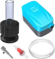 Pawfly Aquarium Air Pump with Nano Bio Sponge Filter Kit Air Control Valve