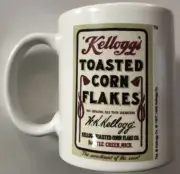 Kellogg’s Toasted Corn Flakes The Sweetheart Of The Corn 12oz Coffee Mug 1996