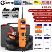 Car KZYEE KM10 12V/24V Circuit Tester Electrical System Powerscan Probe Kit Tool