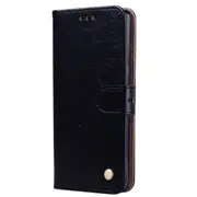Business Style Oil Wax Texture Horizontal Flip Leather Case for Huawei P30, with Holder & Card Slots & Wallet (Black)