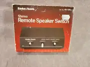 Radio Shack Realistic 3 Way Stereo Remote Speaker Switch 40-125A New Old Stock